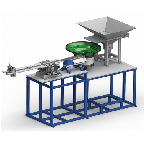 Pick & Place Pneumatic with bawl & Linear Feeder