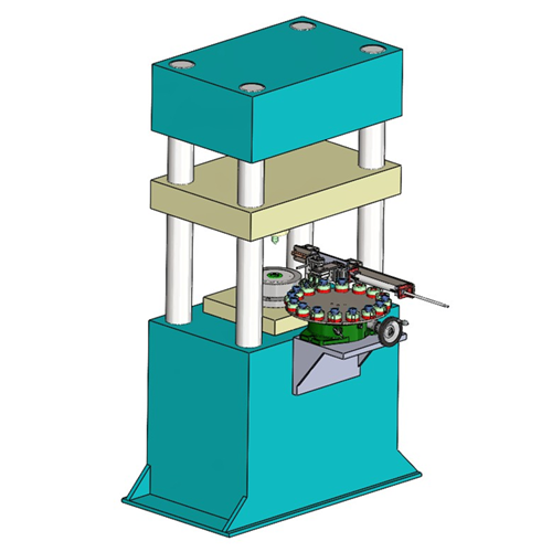 Pneumatic Pick & place with Rotary inderction